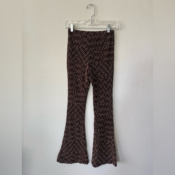 Free People Party Pull On Floral Embroidered Flared Pants in Women’s Size XS - Picture 4 of 15